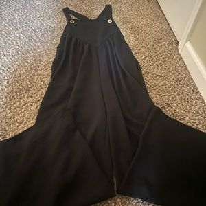 Boutique pants romper with buttons